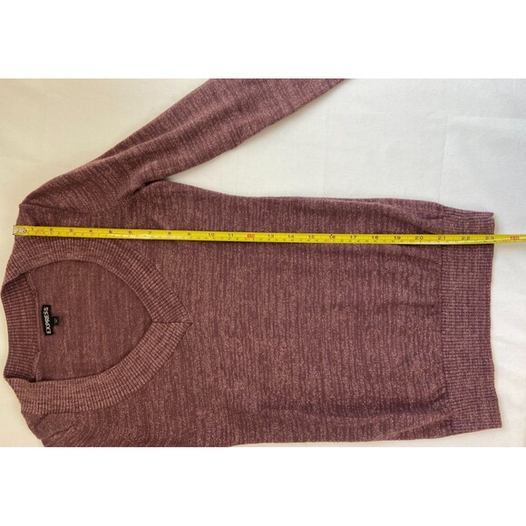 Express Women's Scoop Neck Sweater - Mauve - Picture 5 of 8